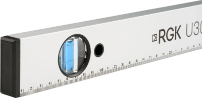 Уровень RGK U3150 пузырьковый 3глаз. магнит. серебристый/черный (752114)
