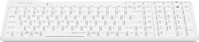 Клавиатура A4Tech FBK27C AS белый USB беспроводная BT/Radio slim Multimedia