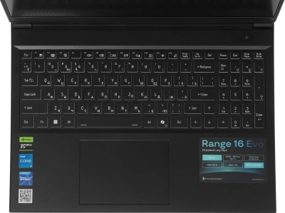 Ноутбук Thunderobot Range 16 Evo Core i5 13420H 16Gb SSD1Tb NVIDIA GeForce RTX5050 8Gb 16" IPS QHD (2560x1600) FreeDOS black WiFi BT Cam (JT009P00KRU)