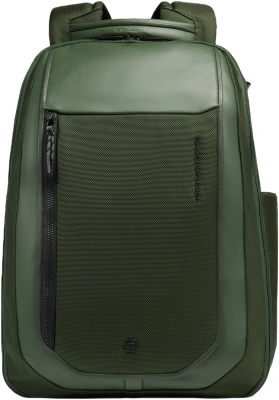 Рюкзак мужской Piquadro Lyss CA6928S143BM/VE зеленый тимьяновый полиэстер/натур.кожа
