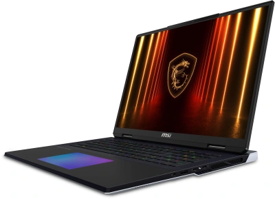 Ноутбук MSI Titan 18 HX AI A2XWJG-206RU Core Ultra 9 285HX 64Gb SSD4Tb NVIDIA GeForce RTX5090 24Gb 18" IPS UHD+ (3840x2400) Windows 11 Home black WiFi BT Cam (9S7-182421-206)