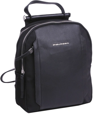 Рюкзак женский Piquadro Lyra CA5566W92T/N черный ткань/натур.кожа