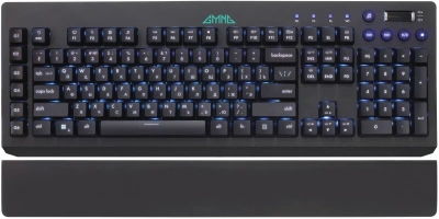 Клавиатура GMNG GG-KB770XP механическая черный USB Multimedia for gamer LED (подставка для запястий) (1901099) кабель 1.8м