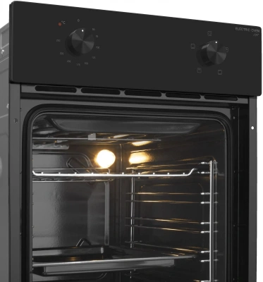 Духовой шкаф Электрический Meferi Light MEO454BK черный/нержавеющая сталь