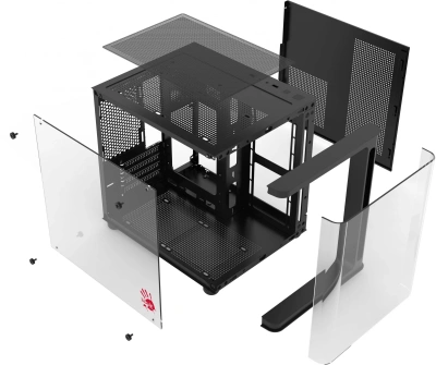 Корпус Bloody BD-CC104 черный без БП mATX 5x120mm 1xUSB2.0 1xUSB3.0 audio