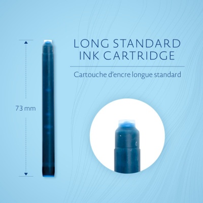 Картридж Waterman Standard (S0110860) Serenity Blue чернила для ручек перьевых (8шт)