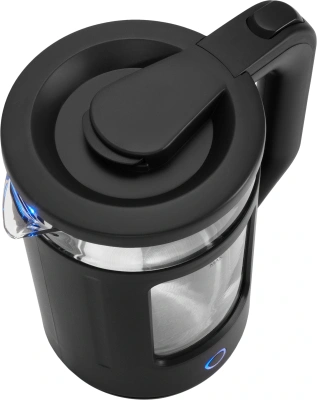 Чайник электрический Vitek VT-WK1082 1.7л. 2000Вт черный корпус: стекло
