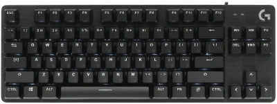 Клавиатура Logitech G412 TKL механическая черный USB for gamer LED (920-010449) кабель 1.8м