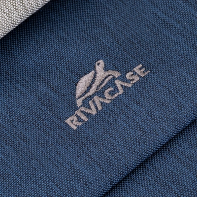 Рюкзак для ноутбука 17.3" Riva 7567 серый/темно-синий полиэстер (7567 GREY/DARK BLUE)