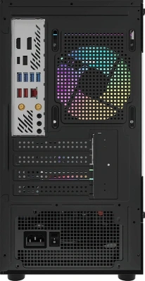 Корпус Formula Crystal Z1CM Plus AR черный без БП mATX 2x120mm 1xUSB3.0 audio bott PSU