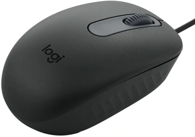 Мышь Logitech M86 черный оптическая 8000dpi USB для ноутбука 2but (910-007661)
