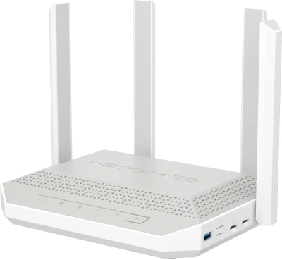 Роутер беспроводной Keenetic Netcraze Hopper 4G+ (NC-2312) AX3000 10/100/1000BASE-TX/4G cat.6 белый