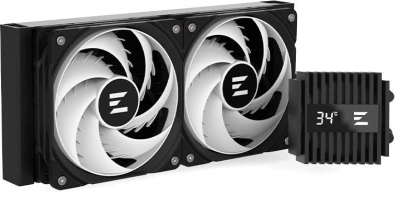 Система водяного охлаждения Zalman Alpha2 A24 ARGB Soc-AM5/AM4/1200/1700/1851 черный 4-pin 29.7dB Al LCD 320W 2000gr Ret (ALPHA2 A24 BLACK)