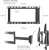Кронштейн для телевизора Kromax GALACTIC-61 черный 32"-90" макс.45кг настенный поворот и наклон Кронштейн для телевизора Kromax GALACTIC-61 черный 32"-90" макс.45кг настенный поворот и наклон
