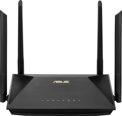 Роутер беспроводной Asus RT-AX1800U AX1800 10/100/1000BASE-TX/4G ready черный