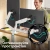 Кронштейн для мониторов Onkron G160 BW черный/белый 13"-32" макс.20кг настольный поворот и наклон верт.перемещ.