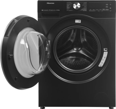 Стиральная машина Hisense WD5S1045BB класс: A загр.фронтальная макс.:10.5кг (с сушкой) черный инвертор