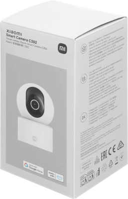 Камера видеонаблюдения IP Xiaomi C302 Wi-Fi 3.9-3.9мм цв. корп.:белый (BHR08SVGL)