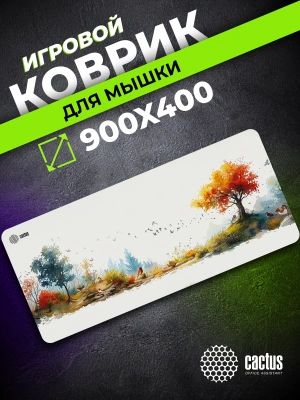 Коврик для мыши Cactus Forest watercolor 900x400x3мм (CS-MP-PRO16XXL)
