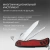Нож перочинный Victorinox Forester M Grip (0.8361.MC) 111мм 10функц. красный/черный карт.коробка Нож перочинный Victorinox Forester M Grip (0.8361.MC) 111мм 10функц. красный/черный карт.коробка