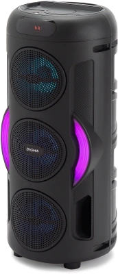 Минисистема Digma D-MC1721 черный 10Вт FM USB BT micro SD