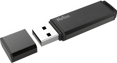 Флеш Диск Netac 64GB U351 NT03U351N-064G-20BK USB2.0 черный