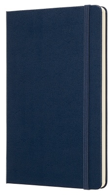 Блокнот Moleskine CLASSIC QP066B20 Large 130х210мм 240стр. пунктир твердая обложка синий сапфир