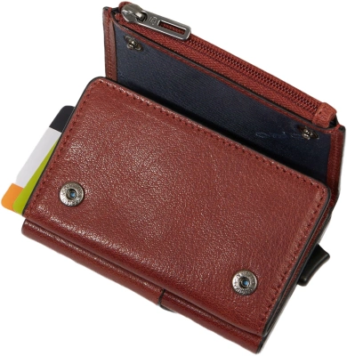 Чехол для кредитных карт Piquadro Solm PP5585S141R/CU табачный натур.кожа/алюм.