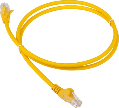 Патч-корд Lanmaster LAN-PC45/U6-2.0-YL UTP RJ-45 вил.-вилка RJ-45 кат.6 2м желтый LSZH