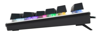 Клавиатура Acer OKW126 механическая черный USB Multimedia for gamer для ноутбука LED (ZL.KBDEE.00G) кабель 1.8м