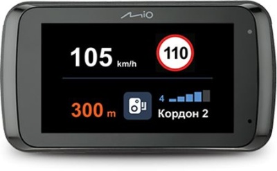 Видеорегистратор с радар-детектором Mio MiVue i85 черный 1080p 150гр. AIT 8328P