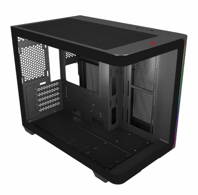 Корпус Bloody BD-CC112 черный без БП mATX 9x120mm 2xUSB3.0 audio bott PSU