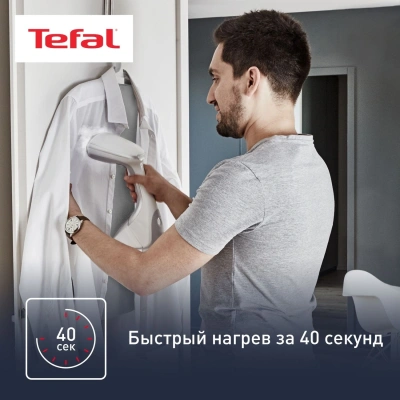 Отпариватель ручной Tefal Access Steam Pocket DT9130E0 1600Вт белый/серебристый