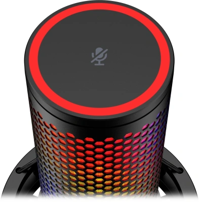 Микрофон проводной HyperX QuadCast 2 S 3м черный