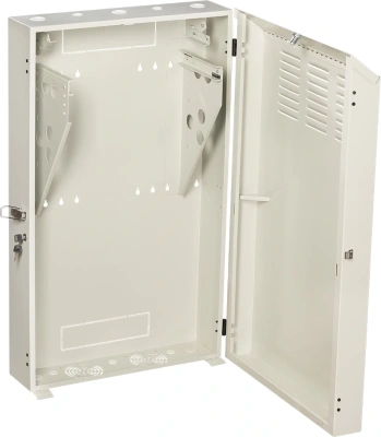 Шкаф коммутационный Lanmaster (TWT-CBVRT-5U-6X7-GY) настенный 5U 650x250мм пер.дв.металл направл.под винты 68кг серый 505мм 741мм IP20 сталь