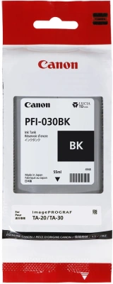Картридж струйный Canon PFI-030BK 3489C001 черный (55мл) для Canon imagePROGRAF TA-20, TA-30, TM-240, TM-340.