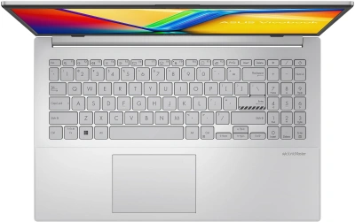 Ноутбук Asus Vivobook Go 15 E1504FA-BQ4328 Ryzen 5 40 16Gb SSD512Gb AMD Radeon 610M 15.6" IPS FHD (1920x1080) без ОС silver WiFi BT Cam (90NB0ZR1-M077D0)