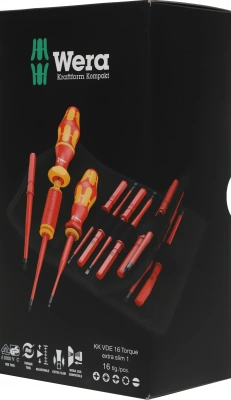 Набор отверток Wera WE-135906 в компл.:16 предметов