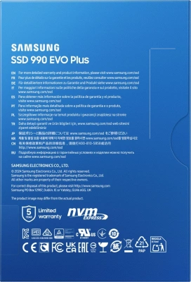 Накопитель SSD Samsung PCIe 4.0 x4 4TB MZ-V9S4T0BW 990 EVO Plus M.2 2280