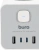 Сетевой удлинитель Buro BU-PTE4.1UC-W 1.5м (4 розетки) белый (коробка)
