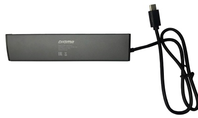 Разветвитель USB-C Digma HUB-7U3.0-UC-G 7порт. серый
