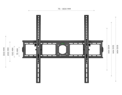 Кронштейн для телевизора Onkron UT4 черный 55"-100" макс.75кг настенный наклон