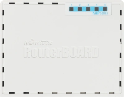 Роутер беспроводной MikroTik hAP ac lite (RB952UI-5AC2ND) AC750 10/100BASE-TX белый
