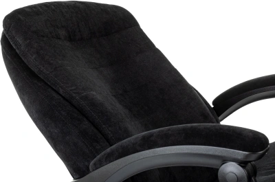 Кресло руководителя Бюрократ T-9950MSG-F Fabric черный Light-20 крестов. пластик подст.для ног