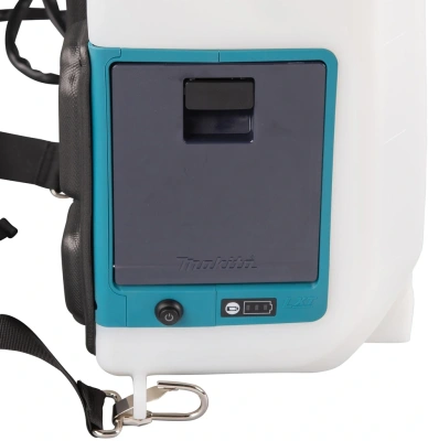 Опрыскиватель Makita DUS158Z аккум. ранц. 15л белый/бирюзовый
