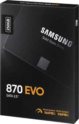 Накопитель SSD Samsung SATA-III 250GB MZ-77E250B/CN 870 EVO 2.5"