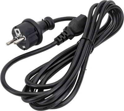 Шнур питания Lanmaster LAN-PP13/SH-3.0-BK C13-Schuko проводник.:3x0.75мм2 3м 220В черный