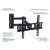 Кронштейн для телевизора Kromax PIXIS-XS черный 22"-55" макс.30кг настенный поворотно-выдвижной и наклонный Кронштейн для телевизора Kromax PIXIS-XS черный 22"-55" макс.30кг настенный поворотно-выдвижной и наклонный