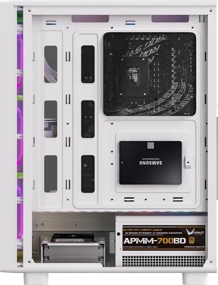 Корпус Formula Mana Dynamic AR черный без БП ATX 3x120mm 2x140mm 2xUSB3.0 audio bott PSU