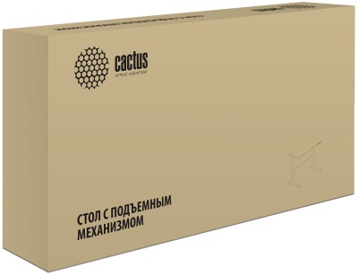 Стол для компьютера Cactus CS-EGD-BBK электропривод столешница стекло черный каркас черный